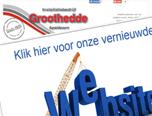Tablet Screenshot of gebroedersgroothedde.nl